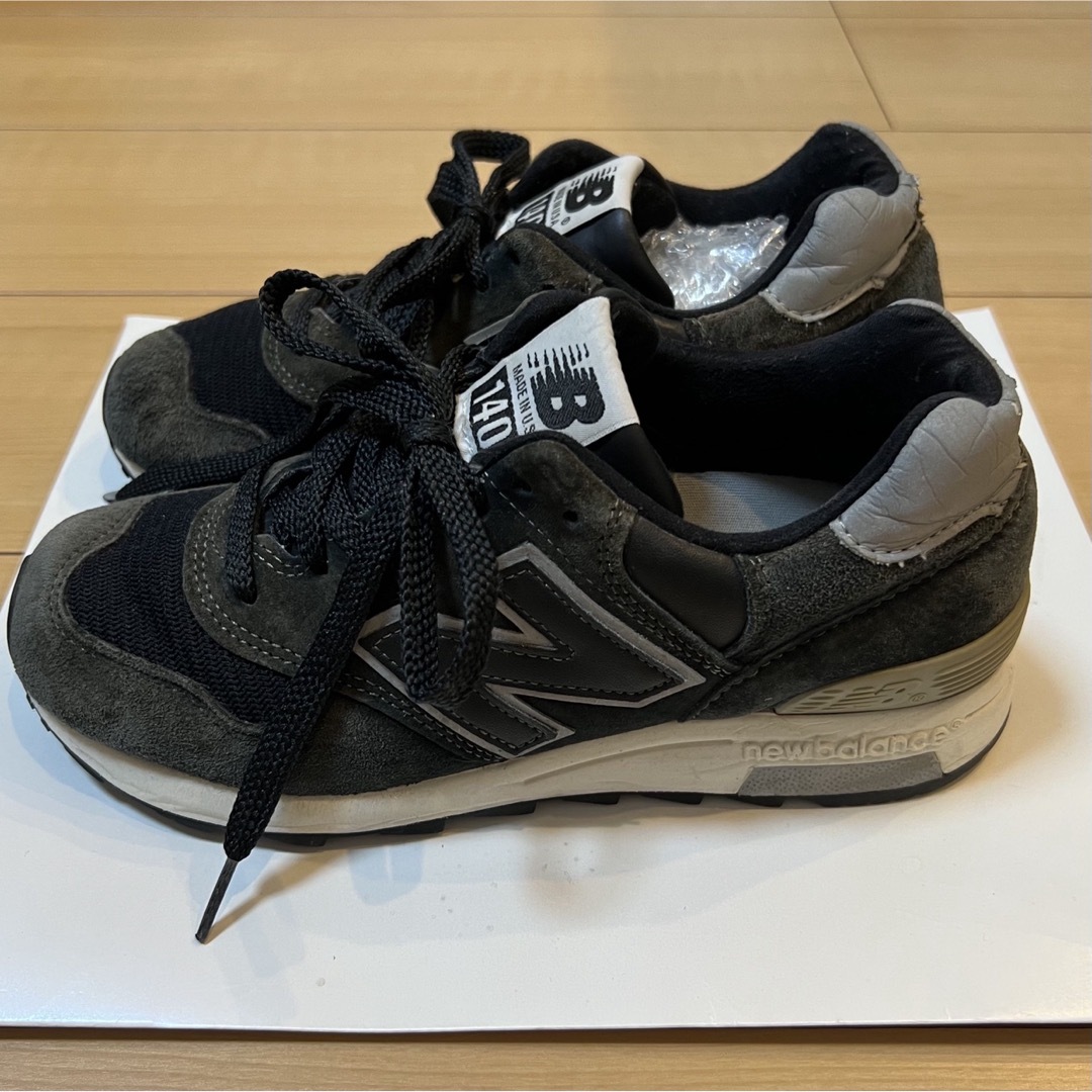 1400 23.0cm ニューバランス new balance スニーカー 黒-