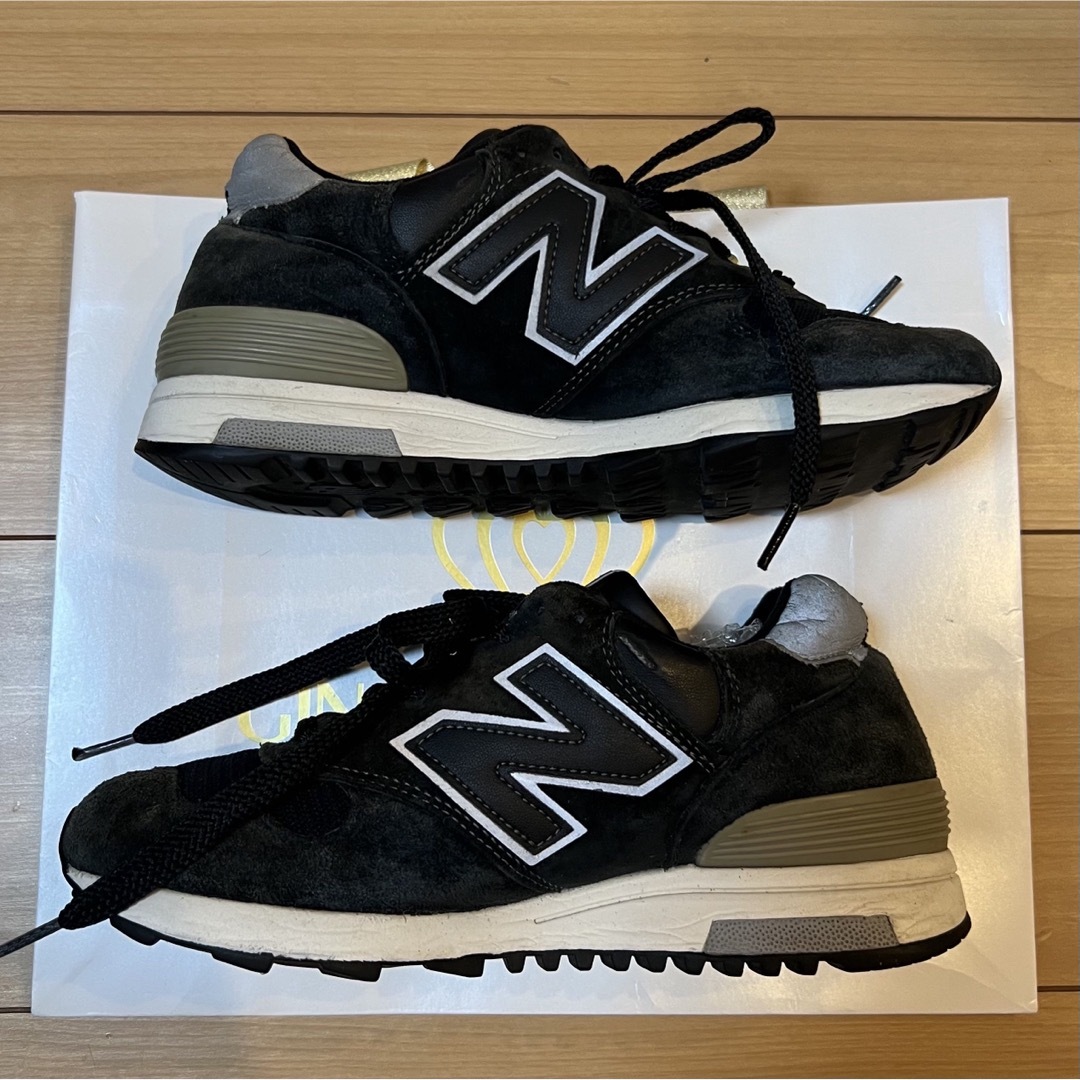 1400 23.0cm ニューバランス new balance スニーカー　黒