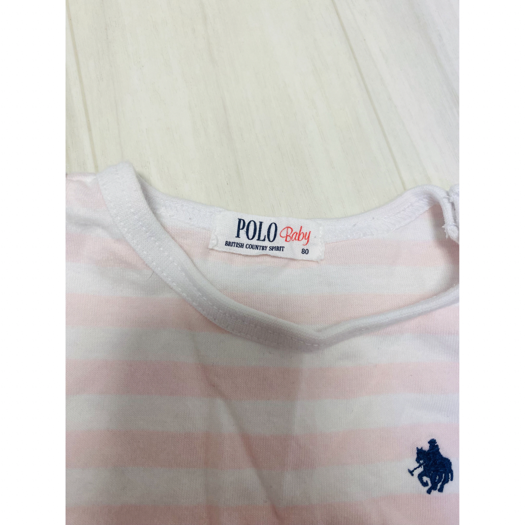 POLO RALPH LAUREN(ポロラルフローレン)のPOLOベビー ロンパース 80cm キッズ/ベビー/マタニティのベビー服(~85cm)(ロンパース)の商品写真