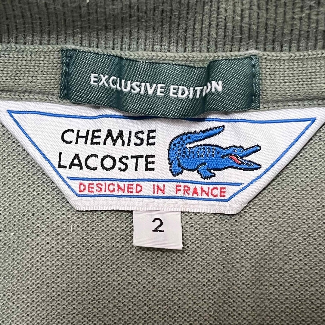 【LACOSTE】ラコステ ポロシャツ EX EDITION 鹿の子 ワニロゴ 9