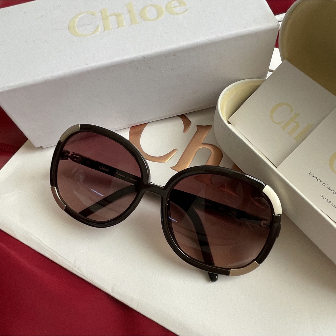 Chloe(クロエ)の定番 人気 Chloe サングラス used 一式 お買い得 半額以下 レディースのファッション小物(サングラス/メガネ)の商品写真