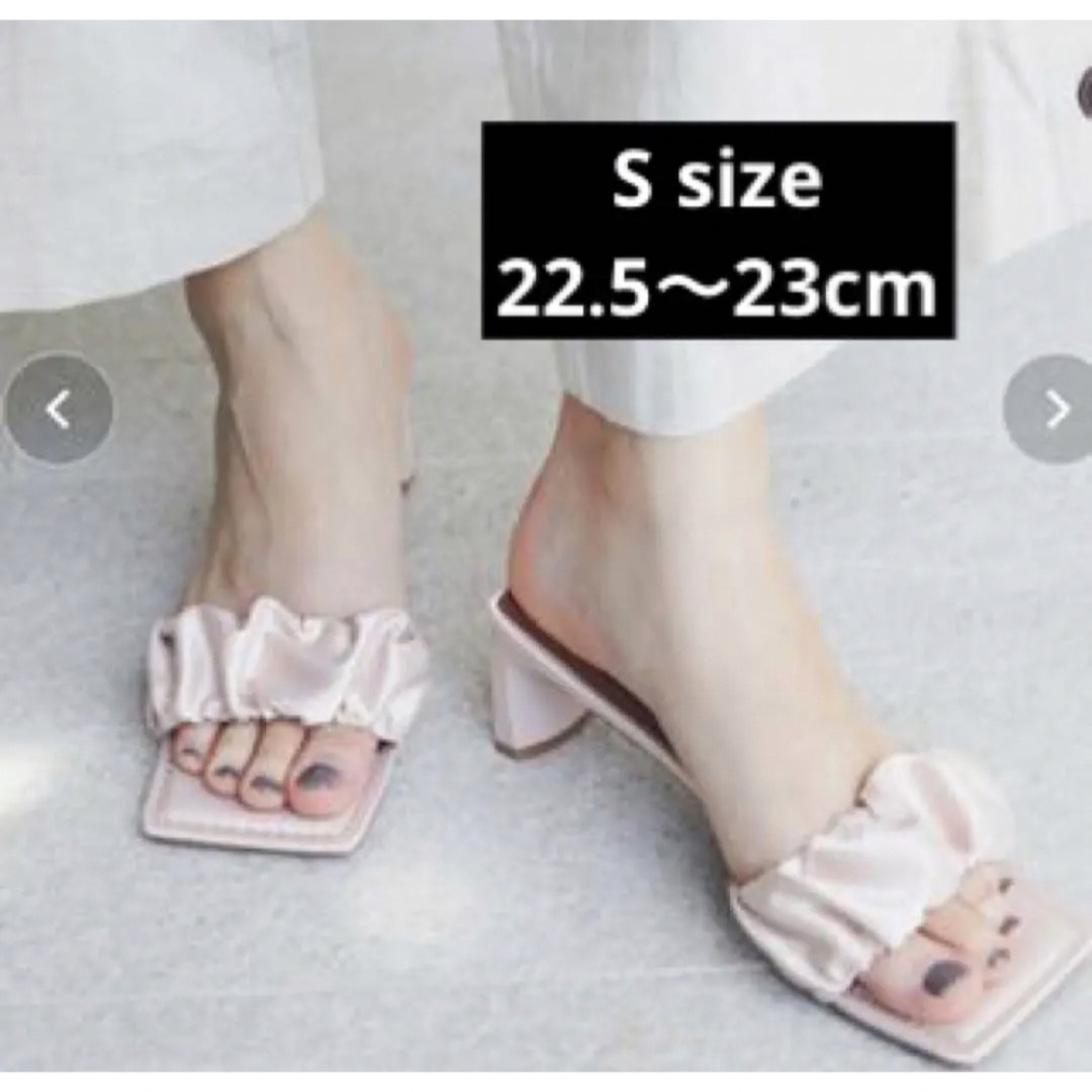 ALEXIA STAM(アリシアスタン)の完売品　新品未使用　ALEXIASTAM  サテンサンダル　ピンク　S size レディースの靴/シューズ(サンダル)の商品写真