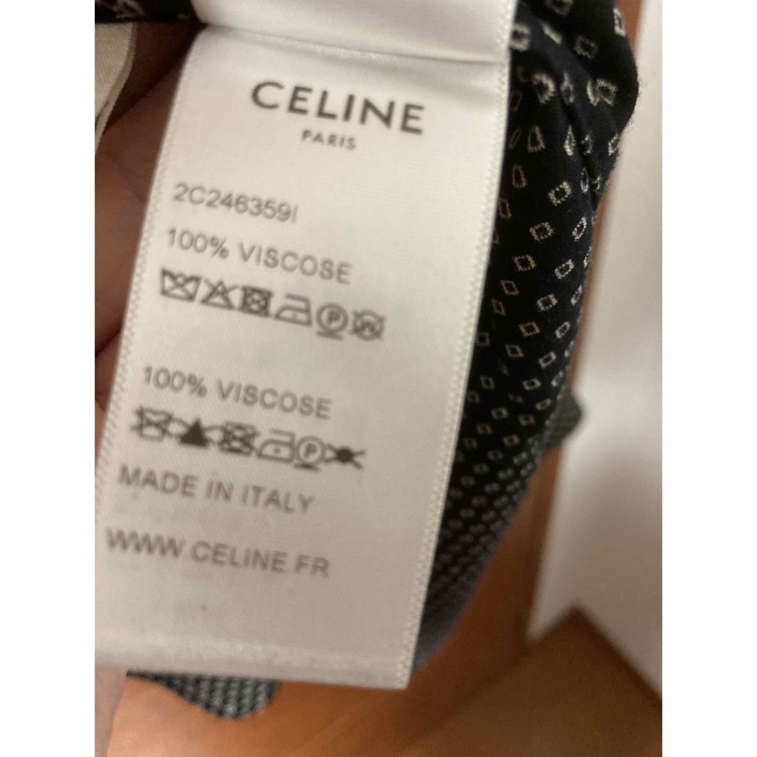 celine(セリーヌ)のセリーヌ　シャツ　長袖　スクエア　ドット　美品 メンズのトップス(シャツ)の商品写真