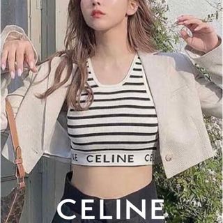 CELINE セリーヌ スポーツブラ タンクトップ ブラック M