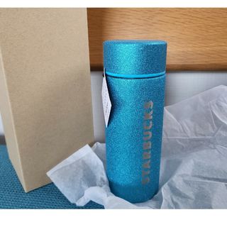 スターバックス(Starbucks)のスターバックス　ステンレスボトルグリッターブルー　355 ml(その他)