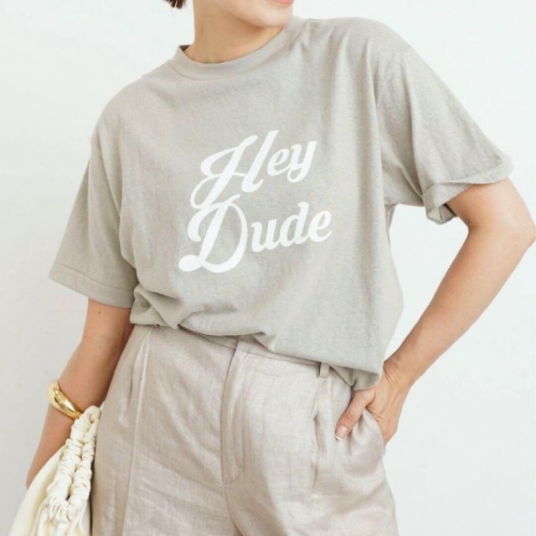 Deuxieme Classe【AMERICANA】 HEY DUDE Tシャツ