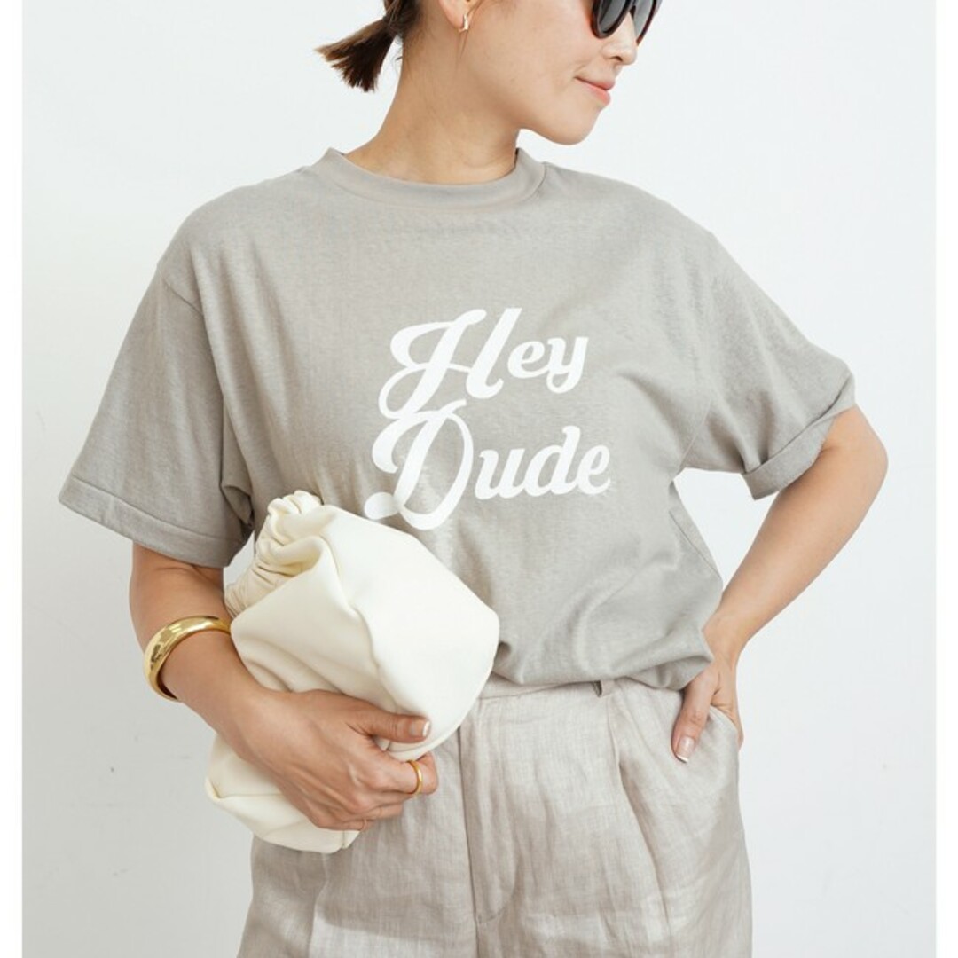 Deuxieme Classe【AMERICANA】 HEY DUDE Tシャツ