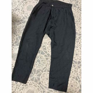 URU ウル キュプラ ペイズリー パンツ ブラック サイズ1