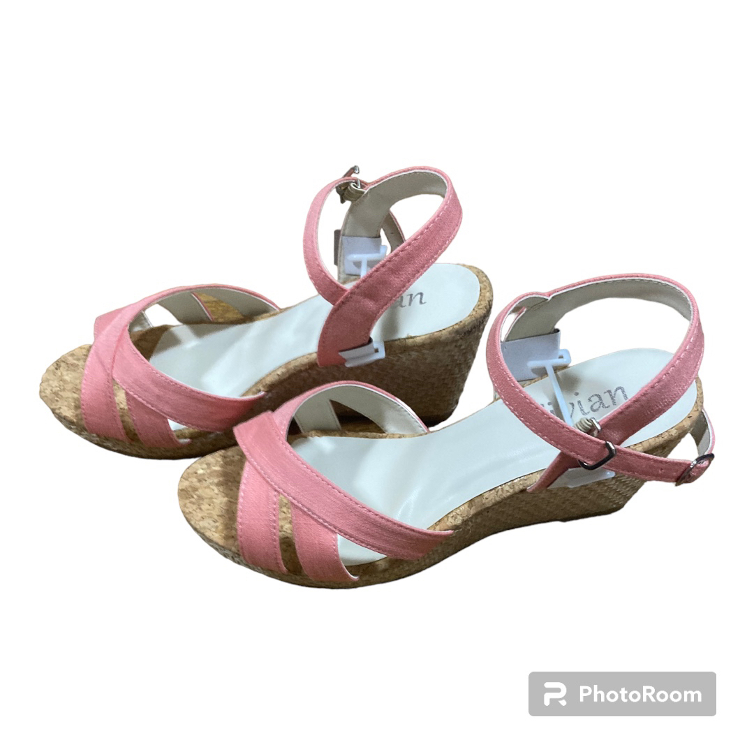 VIVIAN(ヴィヴィアン)のVivian 厚底サンダル　サイズL ピンク レディースの靴/シューズ(サンダル)の商品写真