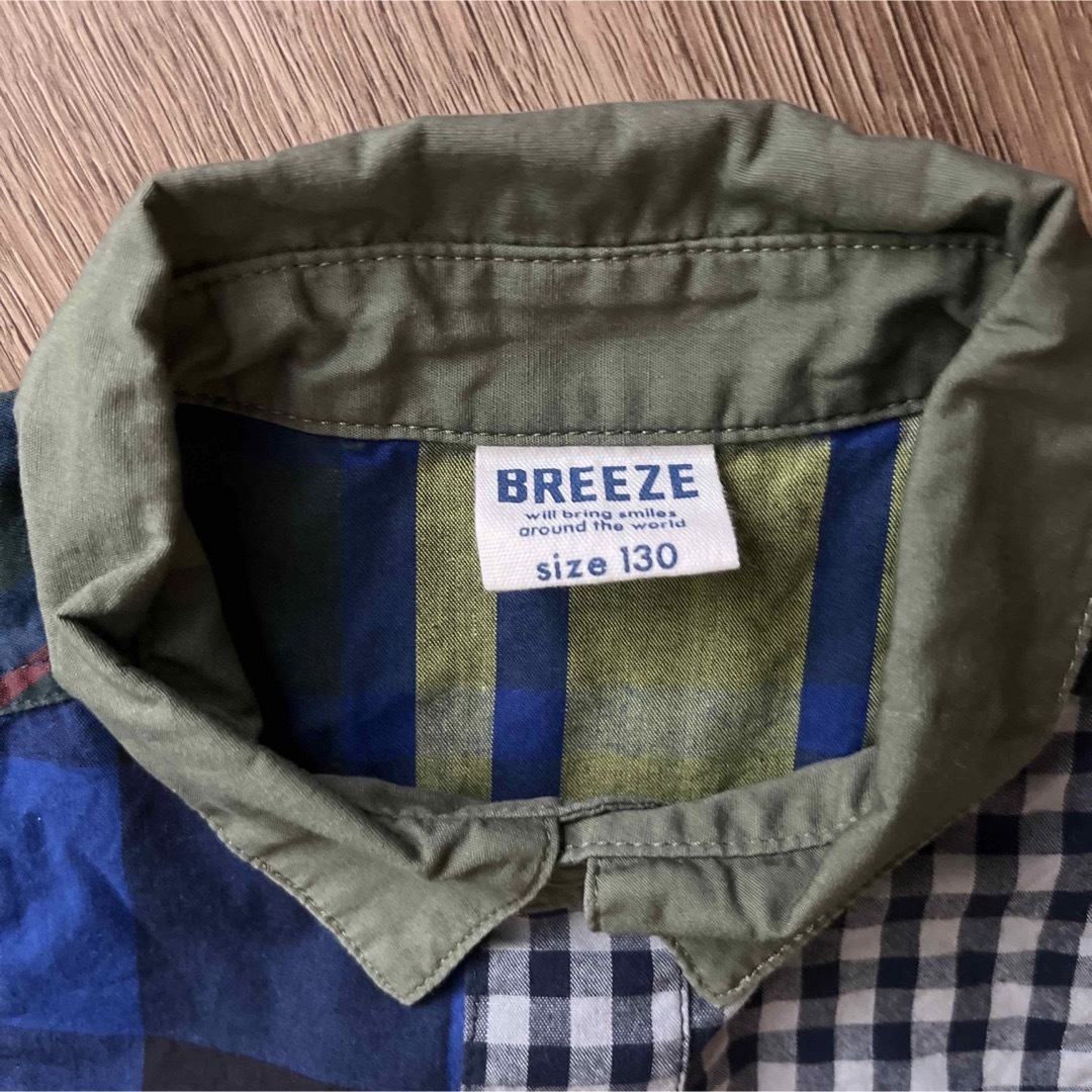 BREEZE(ブリーズ)のBREEZE 半袖シャツ 130㎝ キッズ/ベビー/マタニティのキッズ服男の子用(90cm~)(ブラウス)の商品写真