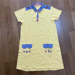ラフ(rough)のrough 半袖ロングシャツ　刺繍(Tシャツ(半袖/袖なし))