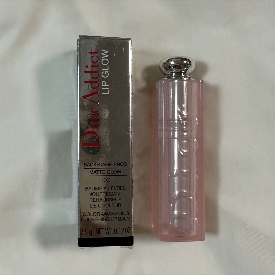 Christian Dior(クリスチャンディオール)のDior🩷MATTE GLOW 102【新品未使用・送料込み】 コスメ/美容のスキンケア/基礎化粧品(リップケア/リップクリーム)の商品写真