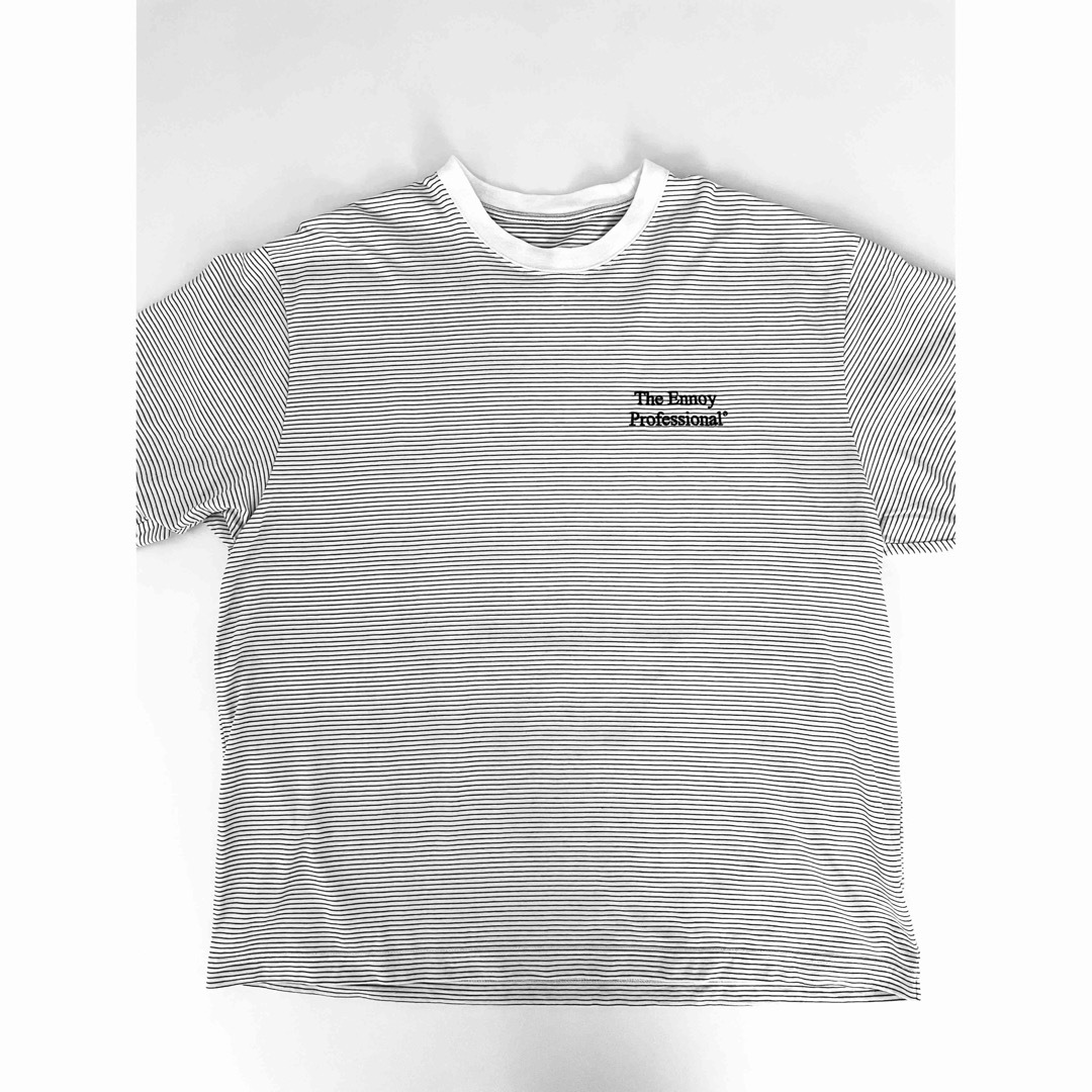 ENNOY S/S Boder T-Shirt (BLACK × WHITE)-