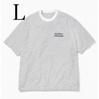 ENNOY S/S Border T-Shirt エンノイ 黒 L