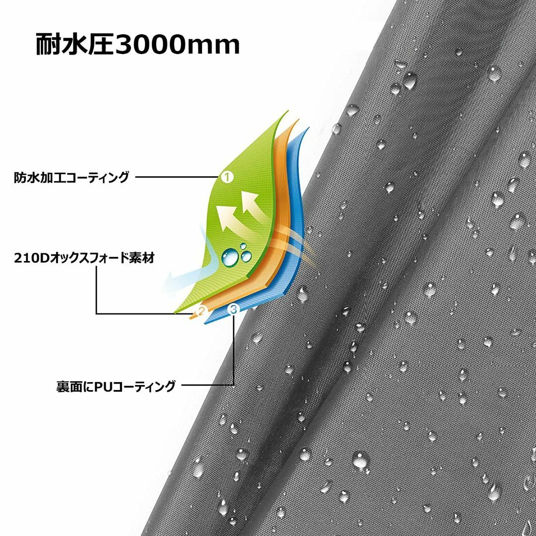 テントシート 防水 グランドシート 耐水圧3000mm 3サイズ 210 270の ...