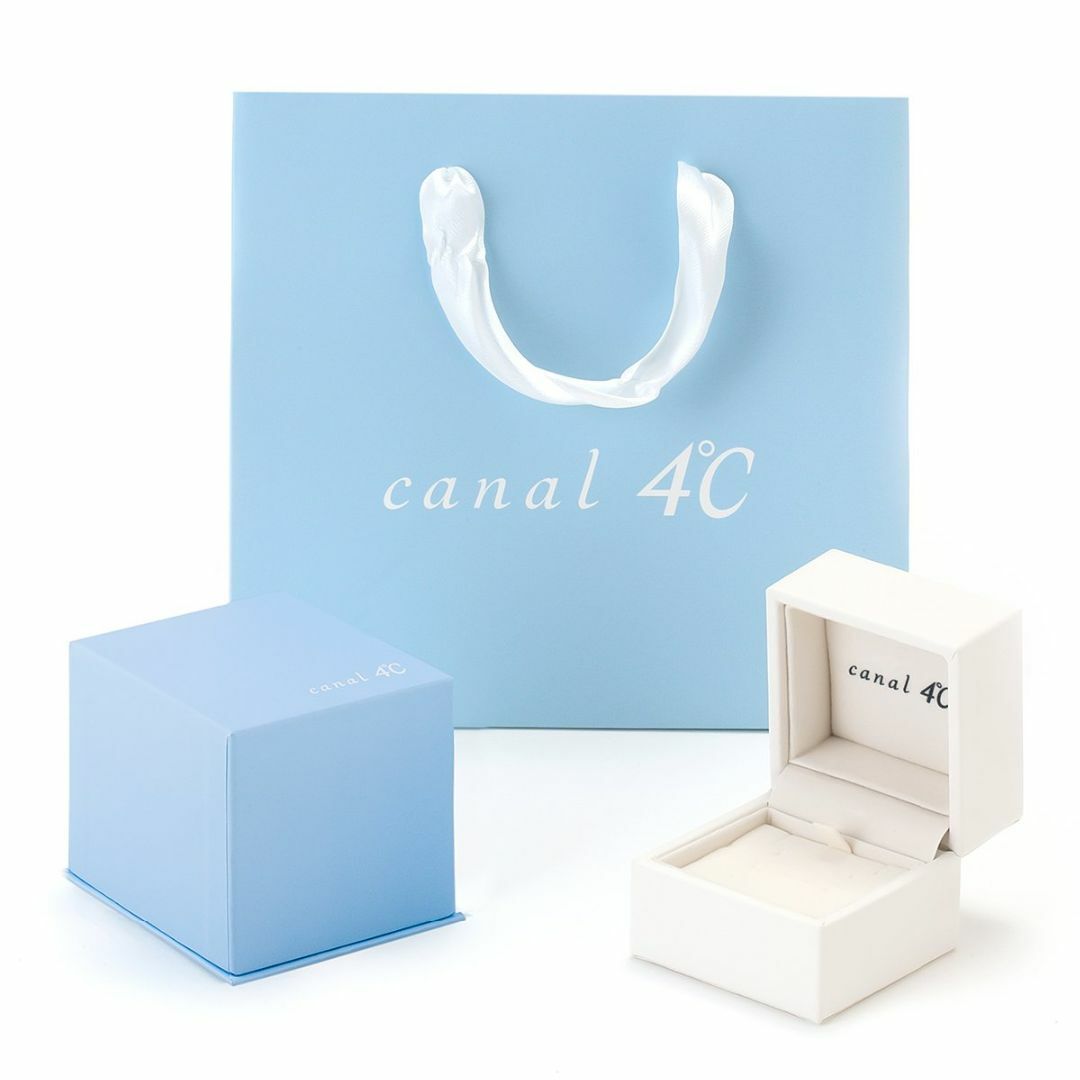 canal4℃カナルヨンドシーK10ホワイトゴールドWGピアス 15163615