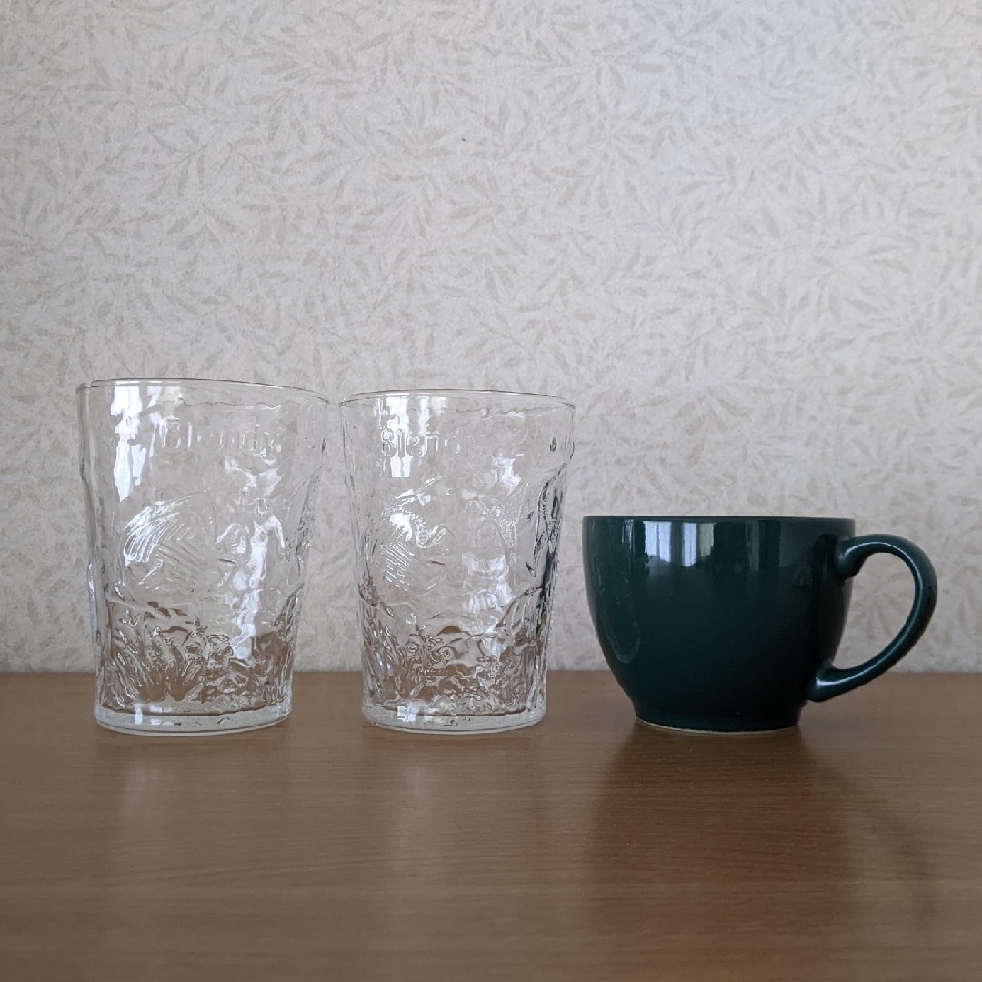 ３つセット　ガラス　マグカップ