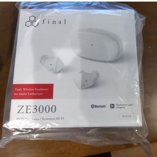 コードレスイヤホン　final　ZE3000 未開封新品(ヘッドフォン/イヤフォン)