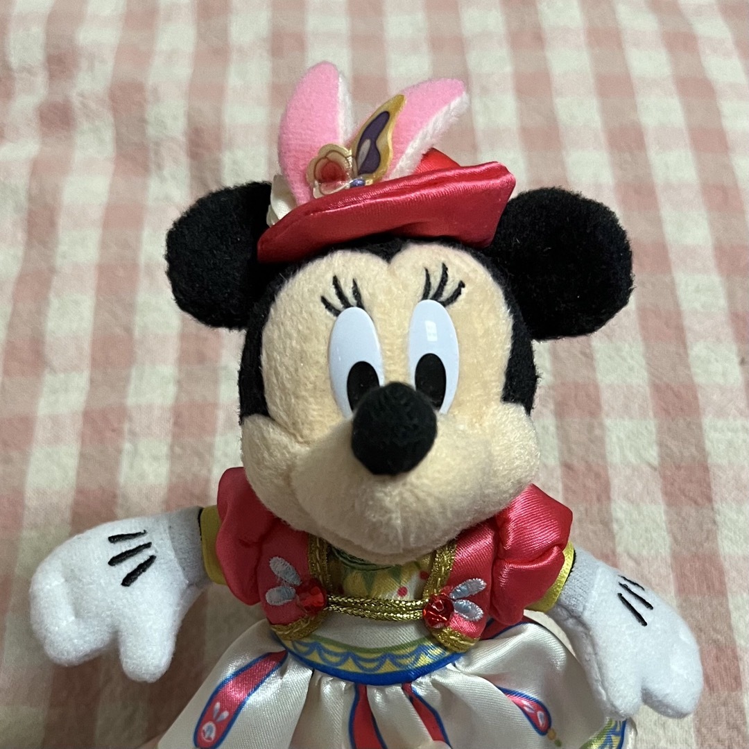 ディズニー ミニー ぬいぐるみ イースター うさピヨ 2019 エンタメ/ホビーのおもちゃ/ぬいぐるみ(キャラクターグッズ)の商品写真