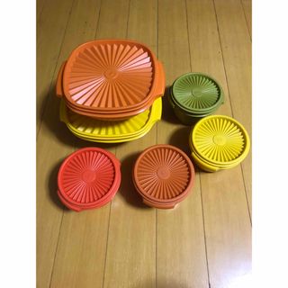 タッパーウェア(TupperwareBrands)の値下げ♡オールドタッパーウエア♩ 昭和レトロ　美品　未使用　計6個セット(容器)