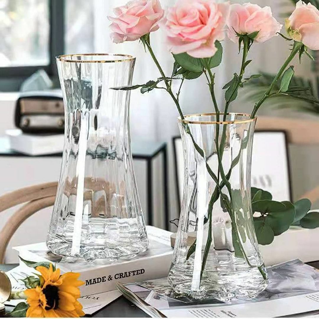 花瓶 ガラス製 - 花瓶
