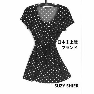 【日本未上陸ブランド】suzy shier◆レトロワンピース　ミニワンピース(ミニワンピース)