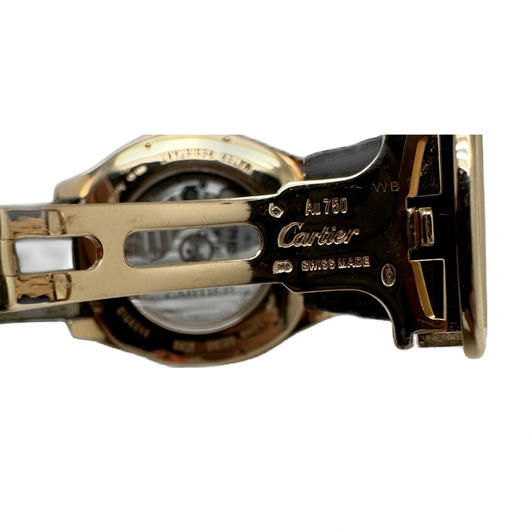 Cartier(カルティエ)のカルティエ　ドライブドゥカルティエ　レトログラード式2タイムゾーン　K18PG メンズの時計(腕時計(アナログ))の商品写真