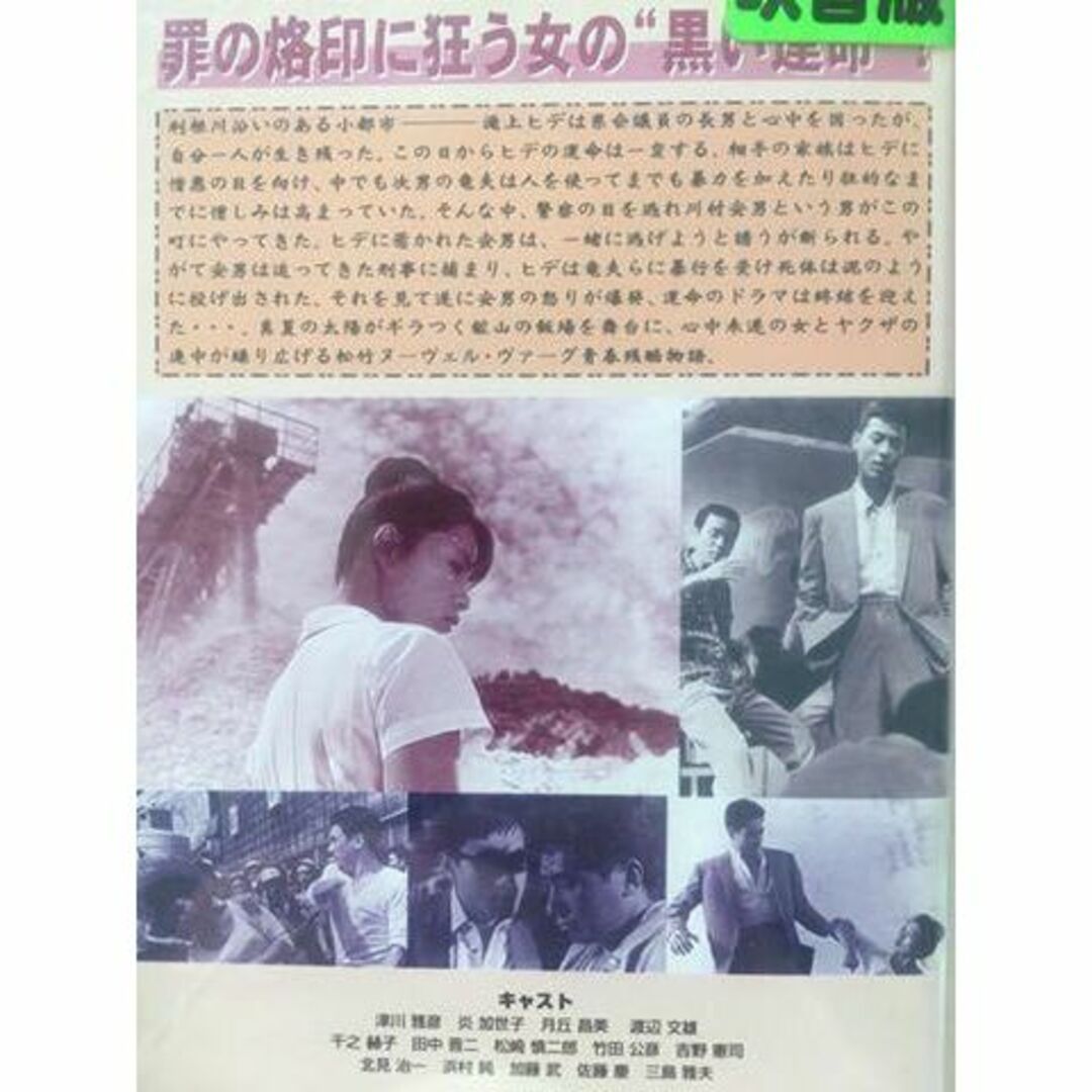 ☆ビデオ　悪人志願　三人の男女の物語 田村孟 炎加世子 津川雅彦