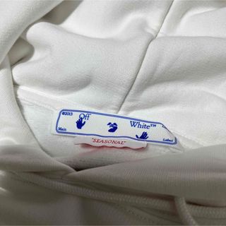 OFF-WHITE - 【OFF-White】オフホワイトパーカー cotton hoodie M