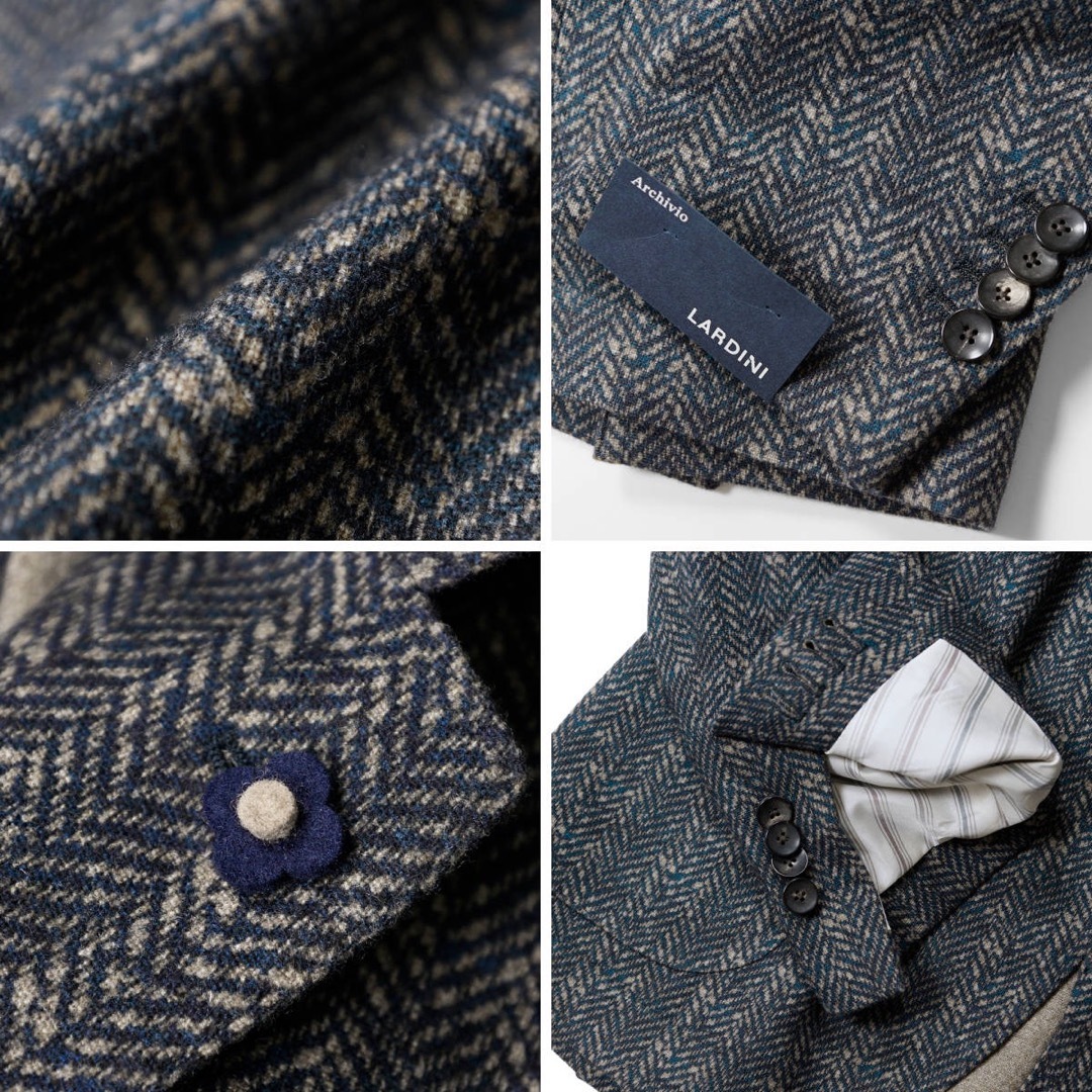 LARDINI - 贅沢カシミヤ混◾️新品15万LARDINIラルディーニウール