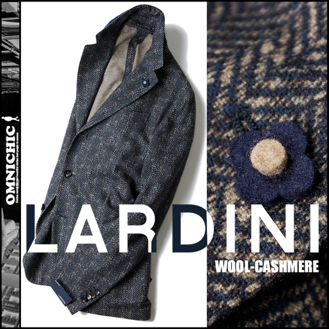 LARDINI - 贅沢カシミヤ混◾️新品15万LARDINIラルディーニウール