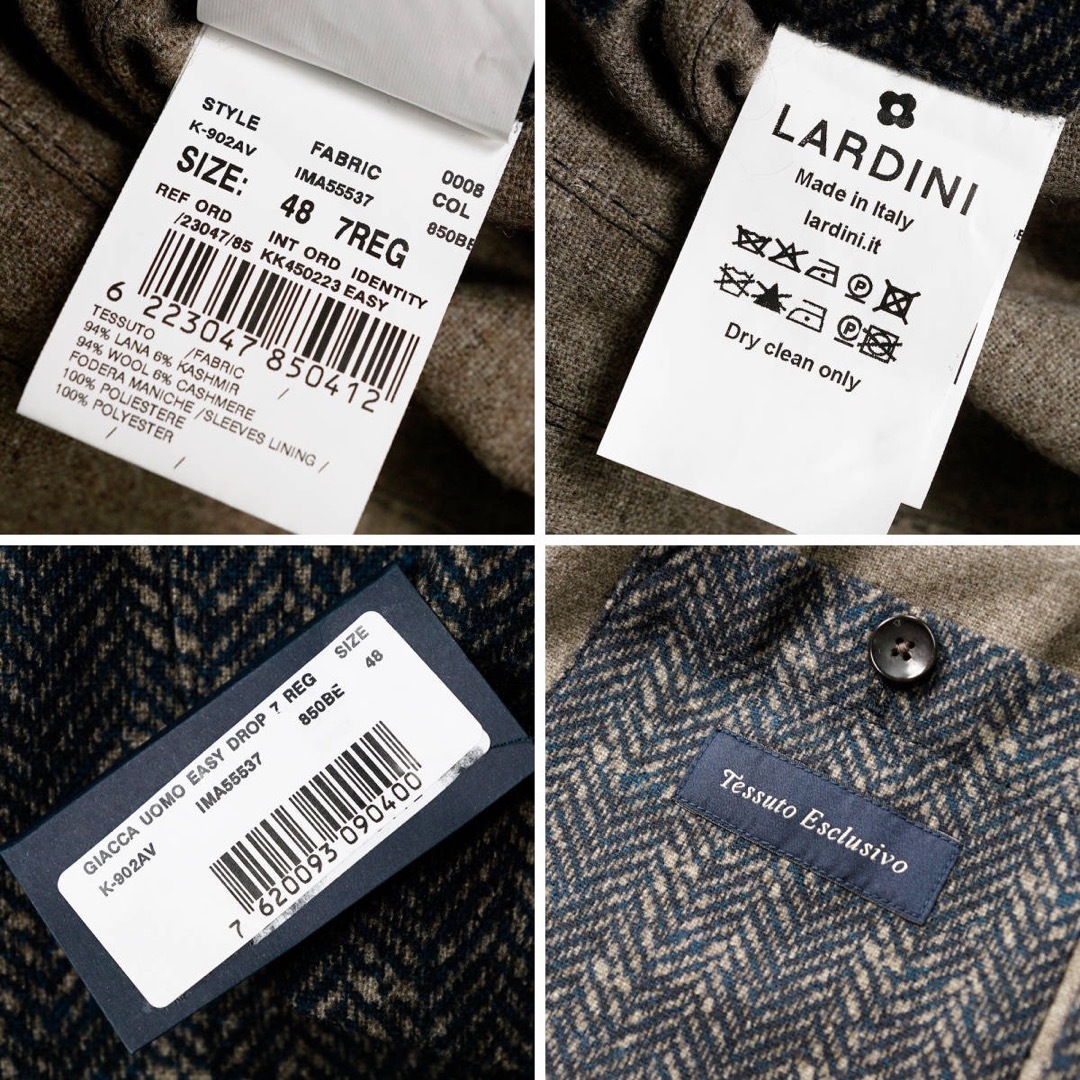 LARDINI - 贅沢カシミヤ混◾️新品15万LARDINIラルディーニウール