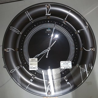 セイコー(SEIKO)のセイコー エンブレム SEIKO EMBLEM 電波掛時計 HS559(掛時計/柱時計)