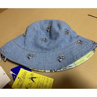 エフオーキッズ(F.O.KIDS)のBreezeブリーズ　ミッキーコラボ　帽子　50cm リバーシブル(帽子)