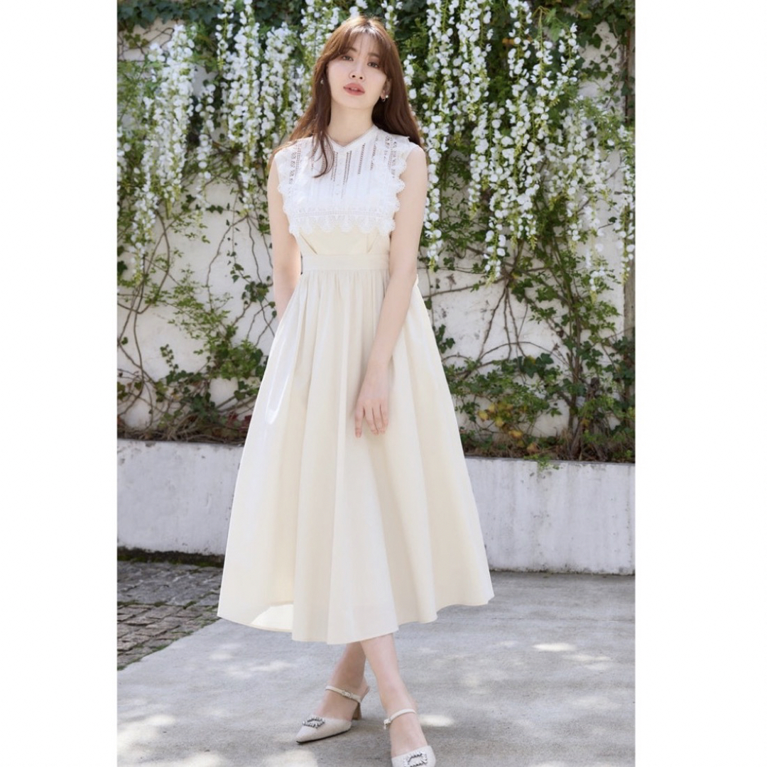 Her lip to - herlipto Grace Cotton-Blend Long Dress Mの通販 by