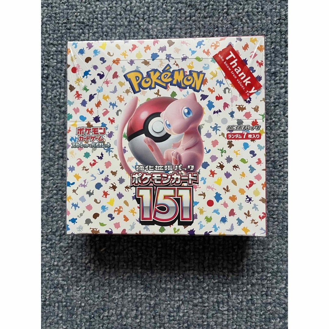 人気アイテム 強化拡張パック ポケモンカード151 BOX 新品未開封