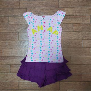 アナップキッズ(ANAP Kids)の女の子110cm　夏服(Tシャツ/カットソー)