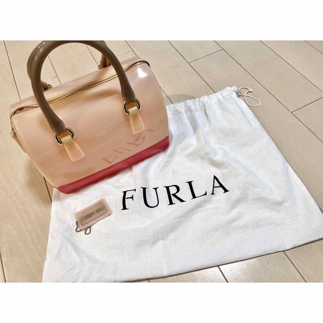 Furla(フルラ)のフルラ　キャンディバック　ピンク レディースのバッグ(ハンドバッグ)の商品写真