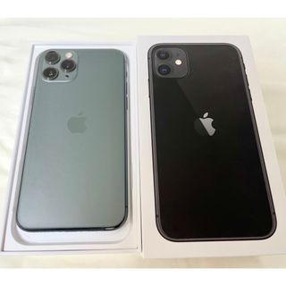 アイフォーン(iPhone)のiPhone11pro 液晶割れ　SIMフリー(スマートフォン本体)