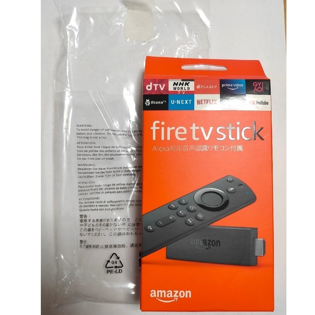 Amazon(アマゾン)のfire tv stick Alexa対応音声認識リモコン付属(第2世代) スマホ/家電/カメラのテレビ/映像機器(その他)の商品写真
