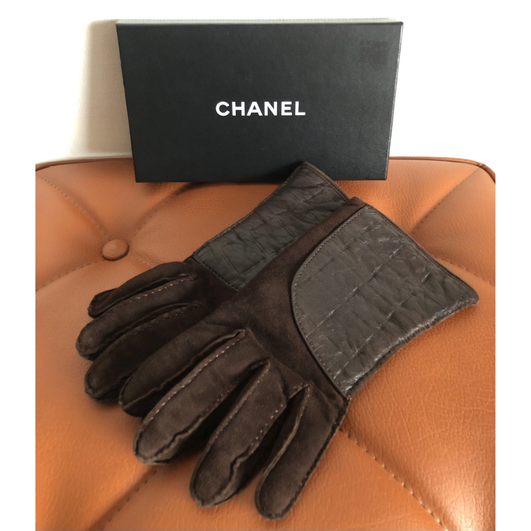 CHANEL - シャネル CHANELレザー チョコバー グローブの通販 by