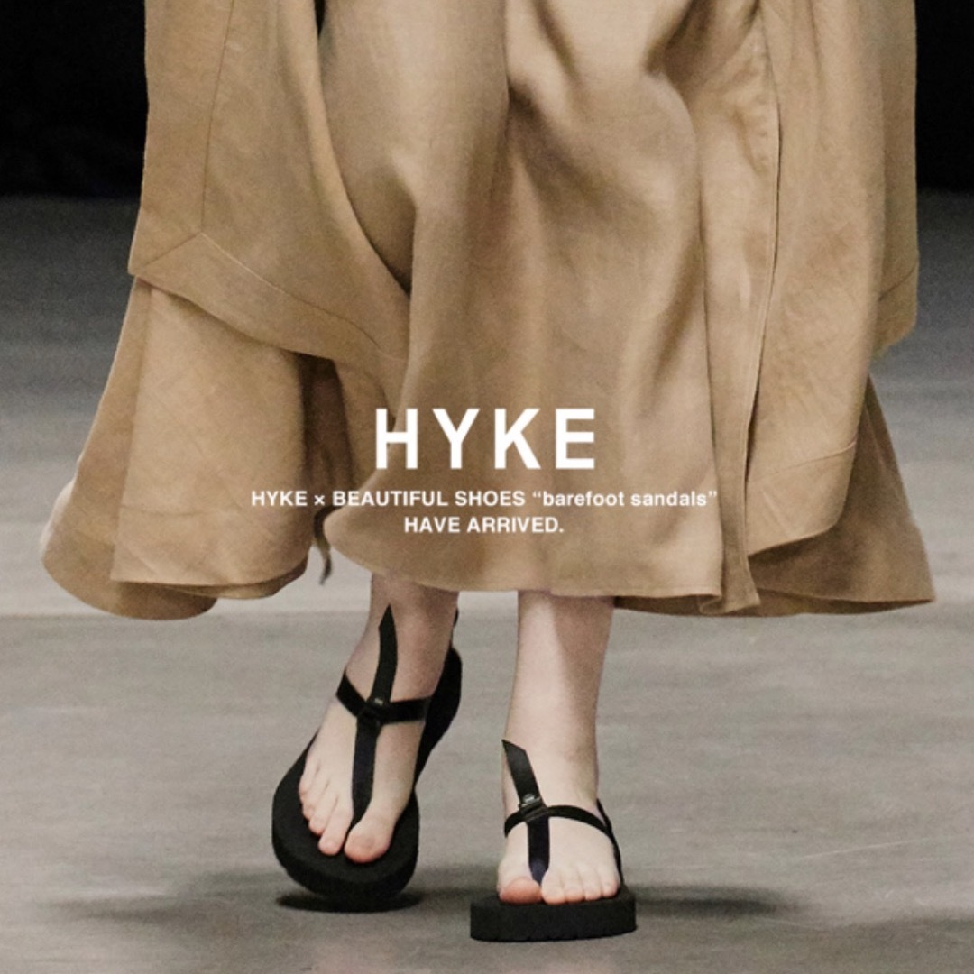 HYKE BEAUTIFUL SHOESハイク　サンダル　24.5cm | フリマアプリ ラクマ