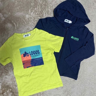 ロゴス(LOGOS)のロゴス Tシャツ パーカー 2点セット 120(Tシャツ/カットソー)