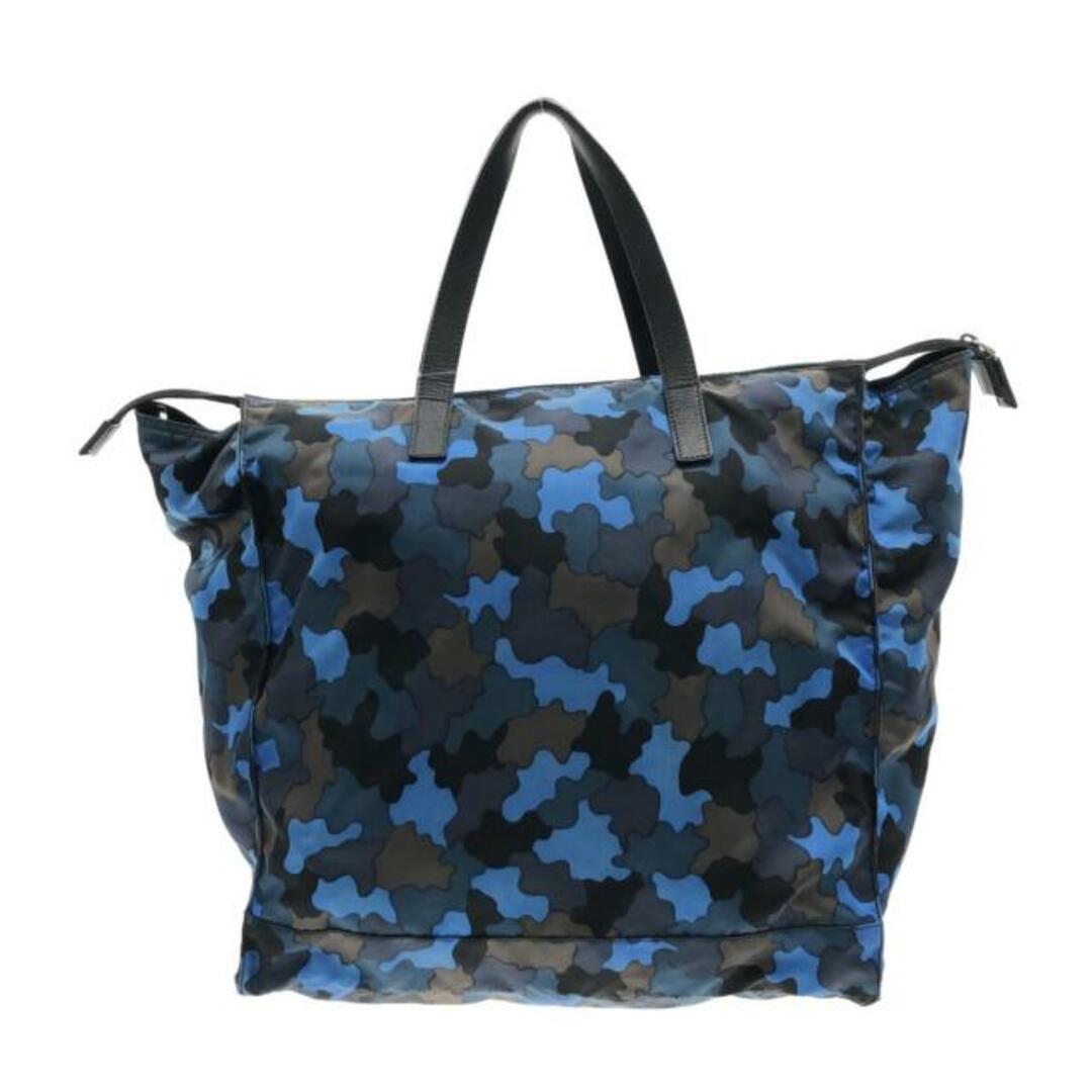 PRADA - プラダ ハンドバッグ - ブルー×黒×マルチの通販 by ブラン 
