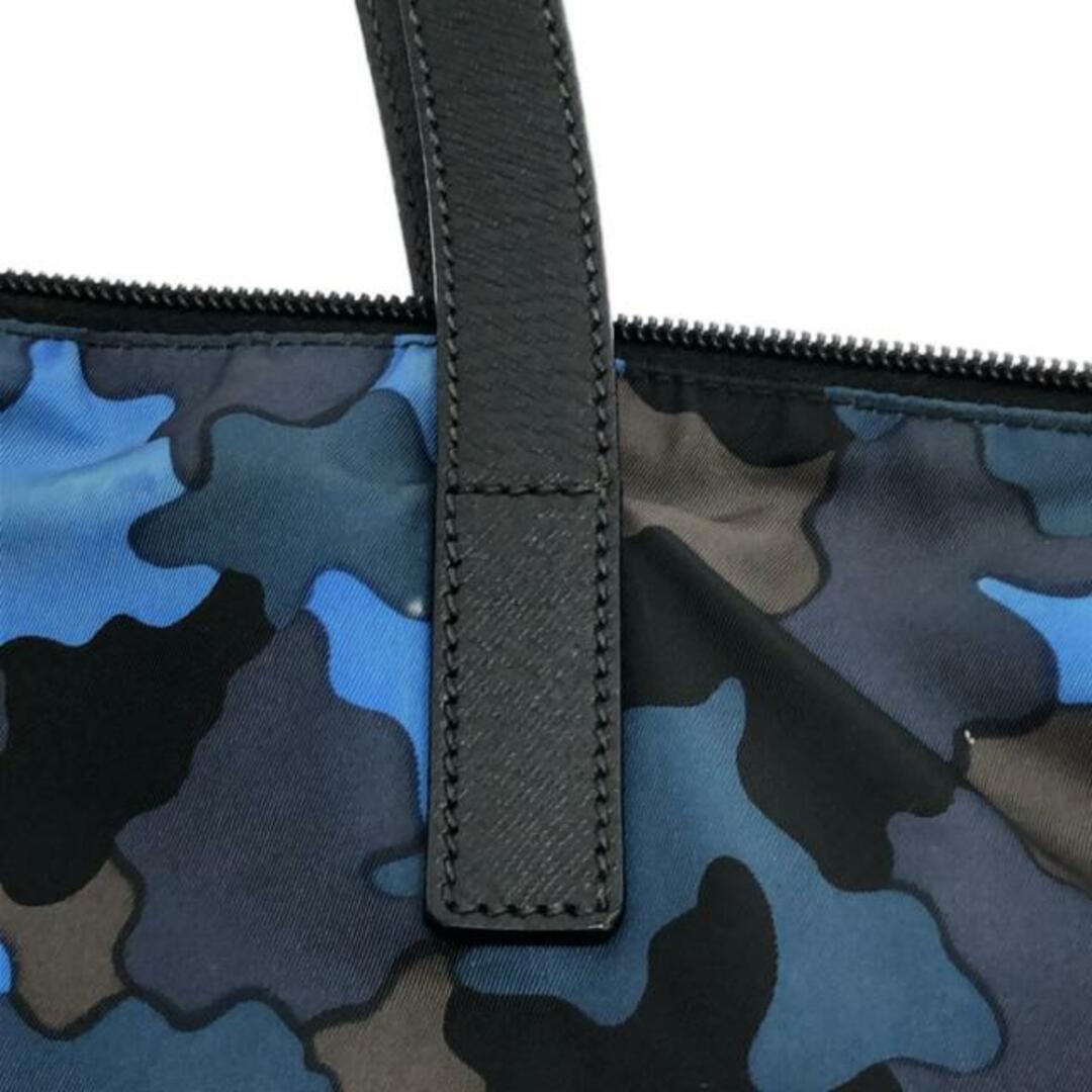 PRADA - プラダ ハンドバッグ - ブルー×黒×マルチの通販 by ブラン 