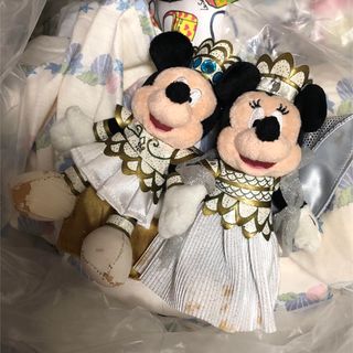 ディズニー(Disney)のTDS カウントダウン ミシカ ミッキー ミニー ぬいぐるみバッジ ステッカー(ぬいぐるみ)