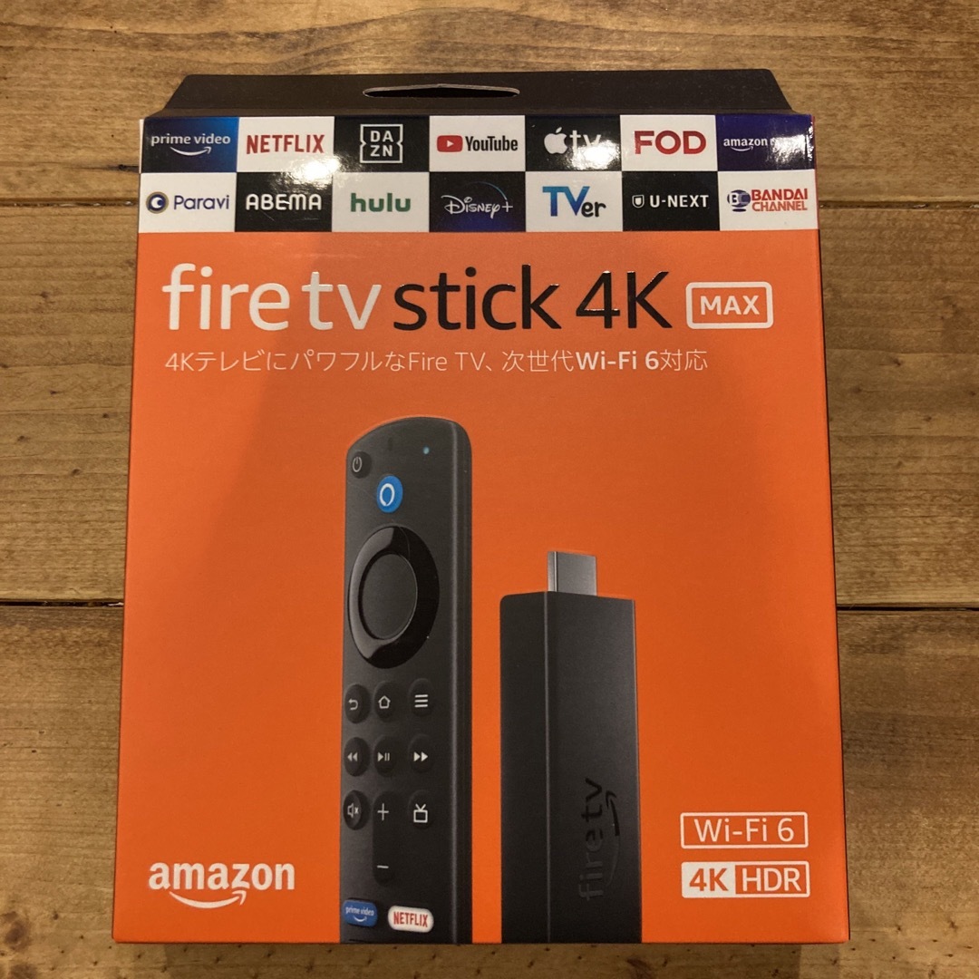 Fire TV Stick 4K MAX  ファイヤースティック新品未使用品　⑥