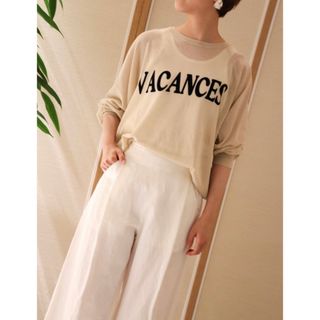 IENA - IENA LIEN VACANCES シアープルオーバー☆新品未使用☆の通販