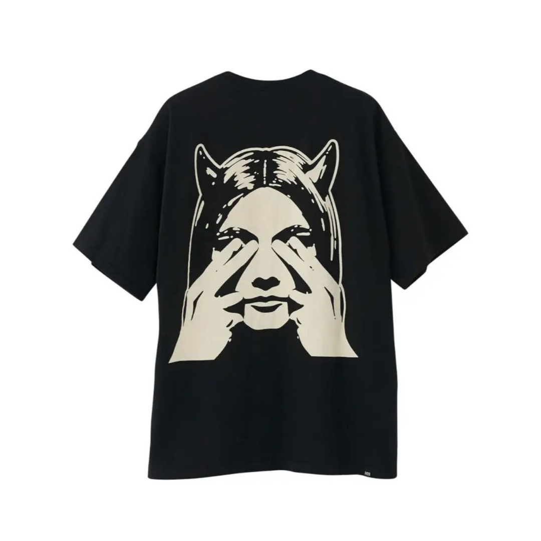 なし伸縮性HYSTERIC GLAMOUR  SEE NO EVIL Tシャツ