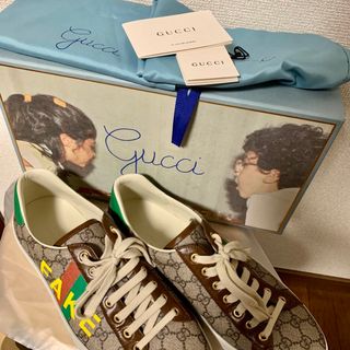 グッチ(Gucci)のGUCCI  FAKE NOTプリントシューズ(スニーカー)